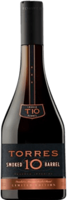 18,95 € Envio grátis | Brandy Conhaque Torres 10 Smoked Barrel Catalunha Espanha 10 Anos Garrafa 70 cl