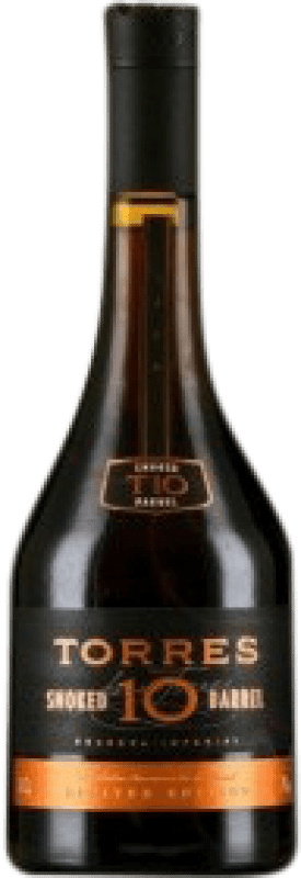 18,95 € Free Shipping | Brandy Torres 10 Smoked Barrel Catalonia Spain Bottle 70 cl