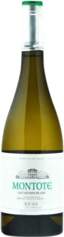 13,95 € 免费送货 | 白酒 Montote 岁 D.O.Ca. Rioja 拉里奥哈 西班牙 Sauvignon White 瓶子 75 cl