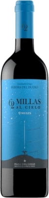 15,95 € Envio grátis | Vinho tinto Pago del Cielo 62 millas al Cielo 9 Meses Jovem D.O. Ribera del Duero Castela e Leão Espanha Garrafa 75 cl