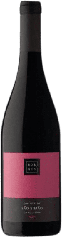 7,95 € 免费送货 | 红酒 Borges Quinta de Sao Simao de Aguieira 岁 I.G. Dão 道 葡萄牙 Tempranillo, Touriga Franca, Alfrocheiro, Jaén 瓶子 75 cl