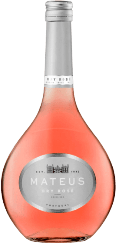 10,95 € 免费送货 | 桃红葡萄酒 Sogrape Mateus Seco — 干型 特别, Rosé — 桃红葡萄酒 年轻的 D.O.C. Bairrada 葡萄牙 75 cl