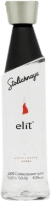4,95 € Spedizione Gratuita | Vodka Stolichnaya Elit Russia Bottiglietta Mignon 5 cl