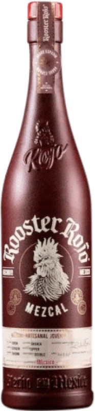 56,95 € Kostenloser Versand | Mezcal Tequilas Finos Rooster Rojo Mexiko Flasche 70 cl