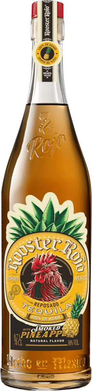39,95 € Бесплатная доставка | Текила Tequilas Finos Rooster Rojo Pineapple Мексика бутылка 70 cl