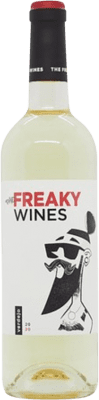 6,95 € Envío gratis | Vino blanco The Freaky Wines Blanc Cataluña España Verdejo Botella 75 cl