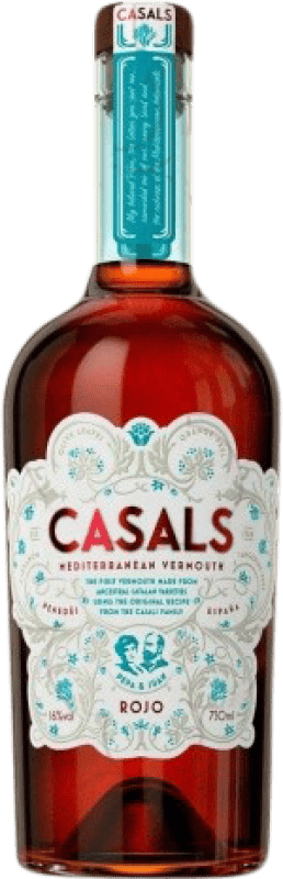 15,95 € 免费送货 | Schnapp Padró Casals Mediterrani Rojo 西班牙 瓶子 70 cl