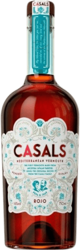 15,95 € 免费送货 | Schnapp Padró Casals Mediterrani Rojo 西班牙 瓶子 75 cl