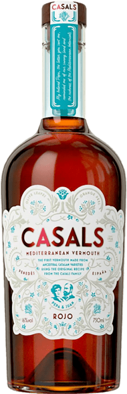 13,95 € Envío gratis | Vermut Torres Casals Rojo Tinto, Mediterranean — Mediterránea España 75 cl