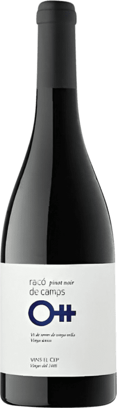 29,95 € Spedizione Gratuita | Vino rosso El Cep Racó de Camps Negre Crianza D.O. Penedès Catalogna Spagna Pinot Nero Bottiglia 75 cl