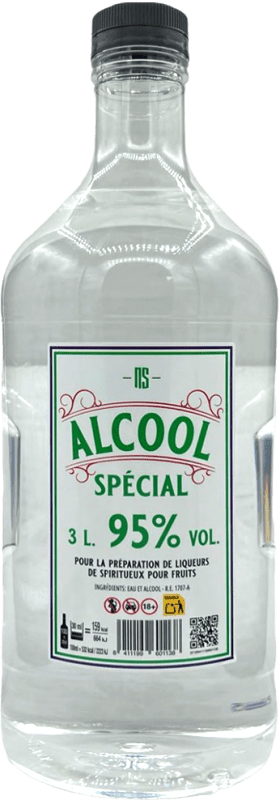 98,95 € 送料無料 | オルホ スペイン産の酒粕蒸留酒 Alcool 95º Alcohol 特別 スペイン スペシャルボトル 3 L