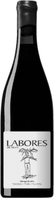 33,95 € Free Shipping | Red wine Nanclares Labores da Silva D.O. Rías Baixas Galicia Spain Caíño Black Bottle 75 cl