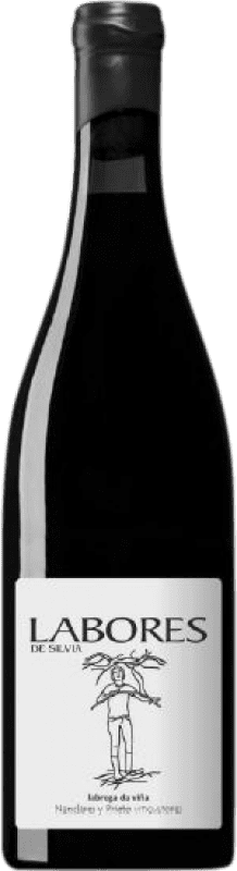 33,95 € Kostenloser Versand | Rotwein Nanclares Labores da Silva D.O. Rías Baixas Galizien Spanien Caíño Schwarz Flasche 75 cl