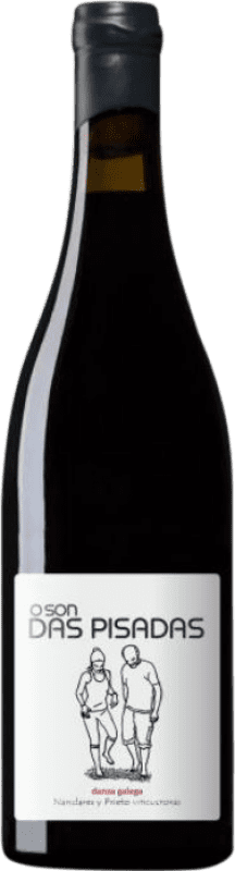 31,95 € Бесплатная доставка | Красное вино Nanclares O Son das Pisadas D.O. Rías Baixas Галисия Испания Mencía бутылка 75 cl