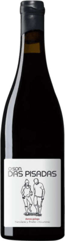 31,95 € Envio grátis | Vinho tinto Nanclares O Son das Pisadas D.O. Rías Baixas Galiza Espanha Mencía Garrafa 75 cl