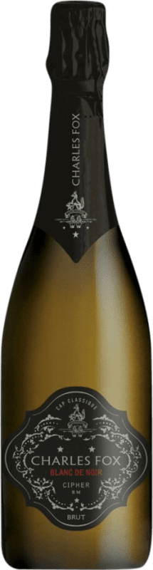 44,95 € 免费送货 | 白起泡酒 Charles Fox Cipher Blanc de Noirs A.V.A. Elgin Elgin Valley 南非 75 cl
