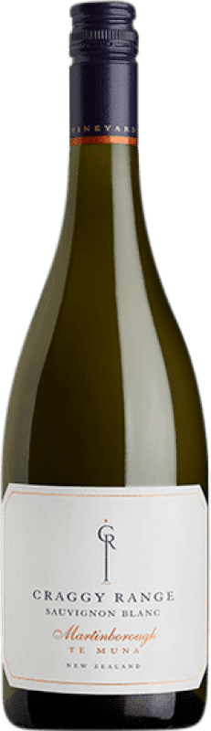 24,95 € Envío gratis | Vino blanco Craggy Range Te Muna I.G. Martinborough Martinborough Nueva Zelanda Sauvignon Blanca Botella 75 cl