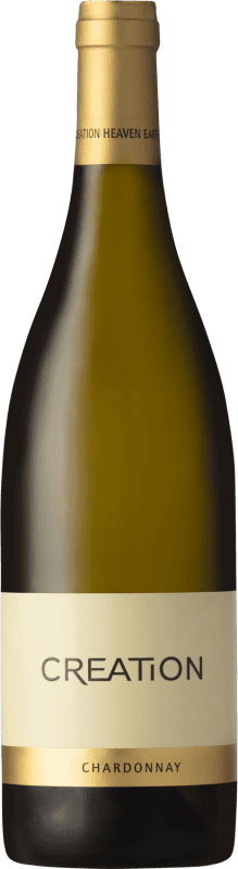 27,95 € Kostenloser Versand | Weißwein Creation Western Cape South Coast Südafrika Chardonnay Flasche 75 cl
