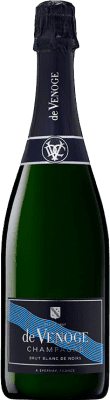 47,95 € 免费送货 | 白起泡酒 De Venoge Cordon Blanc de Noirs, Bleu — 蓝色 A.O.C. Champagne 香槟酒 法国 75 cl