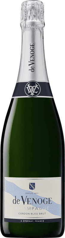 76,95 € Envío gratis | Espumoso blanco De Venoge Cordon Bleu Brut A.O.C. Champagne Champagne Francia Botella Magnum 1,5 L