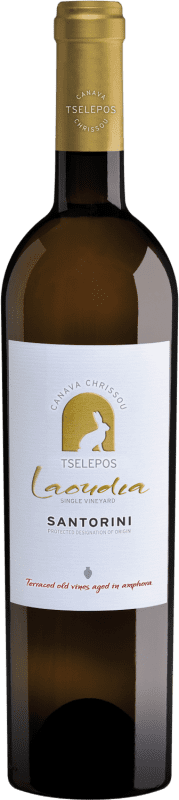 67,95 € Бесплатная доставка | Белое вино Ktima Tselepos Laoudia P.D.O. Santorini Santorini Греция Assyrtiko бутылка 75 cl