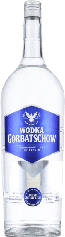 83,95 € 送料無料 | ウォッカ Gorbatschow ドイツ 特別なボトル 3 L