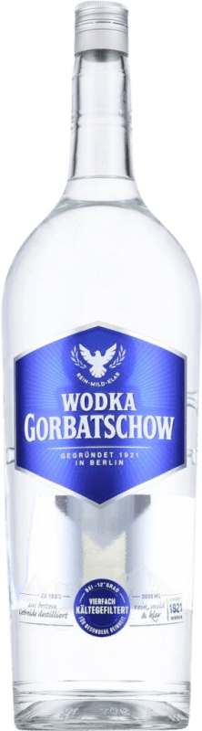 79,95 € Kostenloser Versand | Wodka Gorbatschow Deutschland Spezialflasche 3 L