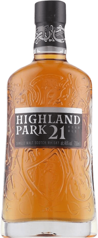 336,95 € 免费送货 | 威士忌单一麦芽威士忌 Highland Park 高地 英国 21 岁 瓶子 70 cl