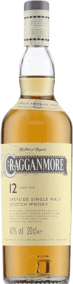 19,95 € Envio grátis | Whisky Single Malt Cragganmore Escócia Reino Unido 12 Anos Garrafa Pequena 20 cl