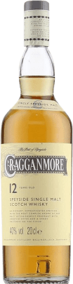 25,95 € Spedizione Gratuita | Whisky Single Malt Cragganmore Scozia Regno Unito 12 Anni Bottiglietta 20 cl