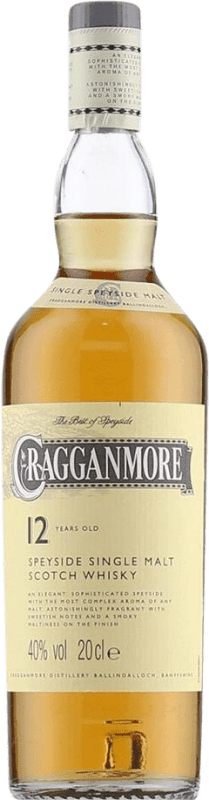 19,95 € Spedizione Gratuita | Whisky Single Malt Cragganmore Scozia Regno Unito 12 Anni Piccola Bottiglia 20 cl