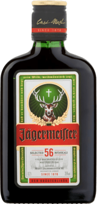 46,95 € Envoi gratuit | Boîte de 24 unités Liqueur aux herbes Mast Jägermeister Allemagne Bouteille Miniature 2 cl