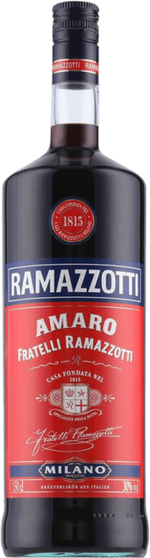 34,95 € Spedizione Gratuita | Amaro Ramazzotti Italia Bottiglia Speciale 1,5 L