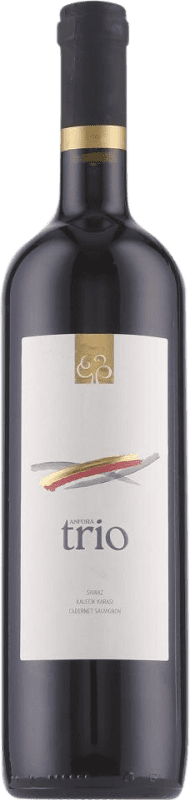 7,95 € Бесплатная доставка | Красное вино Pamukkale Anfora Trio Shiraz Kalecik Karasi Cabernet Sauvignon сухой Индейка Syrah, Cabernet Sauvignon бутылка 75 cl