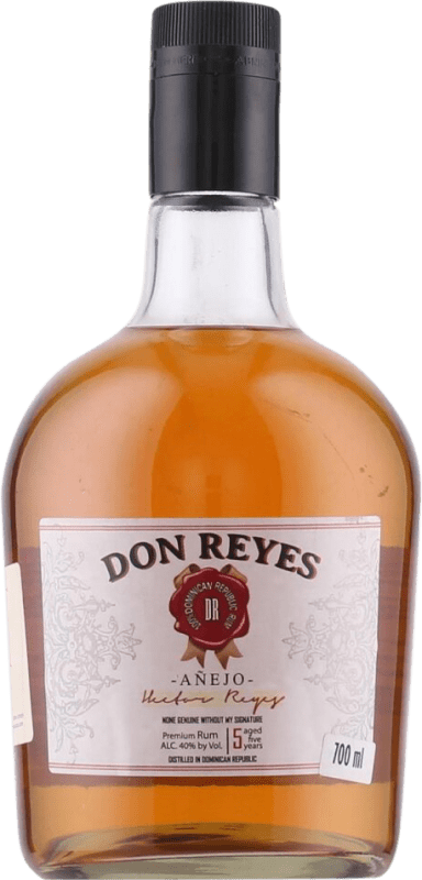 27,95 € Kostenloser Versand | Rum Don Reyes Añejo Dominikanische Republik 5 Jahre Flasche 70 cl