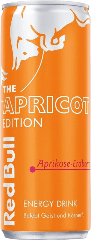 1,95 € Envío gratis | Refrescos Red Bull Energy Drink Aprikose Erdbeere The Apricot Edición Limitada Austria Lata 25 cl