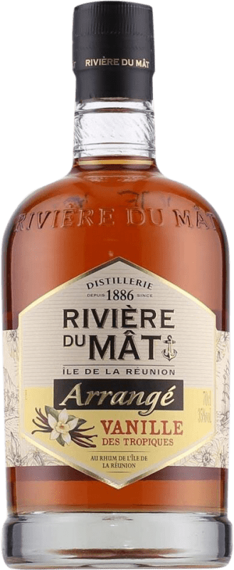 28,95 € 免费送货 | 朗姆酒 Rivière Du Mat Arrangé Vanille des Tropiques 法国 瓶子 70 cl