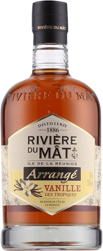 31,95 € Envio grátis | Rum Rivière Du Mat Arrangé Tropiques França 70 cl Vanille — Baunilha