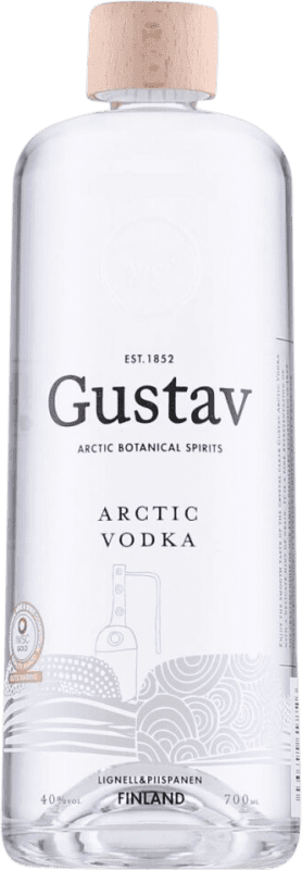 19,95 € Envio grátis | Vodca Gustav Artic Finlândia Garrafa 70 cl