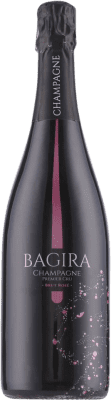 48,95 € 免费送货 | 玫瑰气泡酒 Bagira. Premier Cru Rosé 香槟 A.O.C. Champagne 香槟酒 法国 瓶子 75 cl