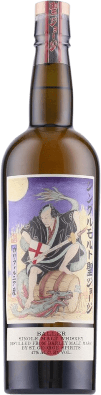 99,95 € Envío gratis | Whisky Single Malt St. George Baller Estados Unidos Botella 75 cl