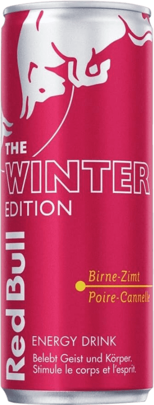 1,95 € Envío gratis | Refrescos Red Bull Energy Drink Birne-Zimt The Winter Edition Austria Lata 25 cl