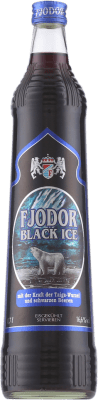 15,95 € Envío gratis | Licores Fjodor Black Ice Rusia Botella 70 cl