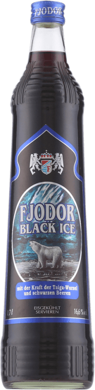 15,95 € 送料無料 | リキュール Fjodor Black Ice ロシア連邦 ボトル 70 cl