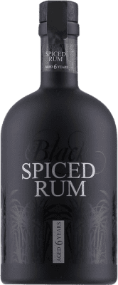 22,95 € Kostenloser Versand | Rum Gansloser Black Spiced Deutschland 6 Jahre Medium Flasche 50 cl