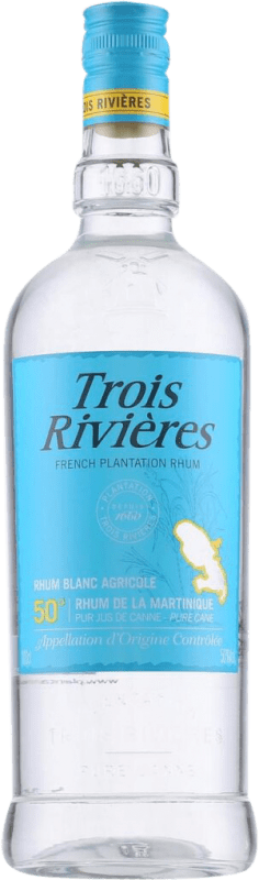 45,95 € Envío gratis | Ron Trois Rivieres Blanc Francia Botella 1 L