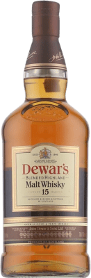 86,95 € Kostenloser Versand | Whiskey Blended Dewar's Blended Highland Malt Hochland Großbritannien 15 Jahre Flasche 70 cl