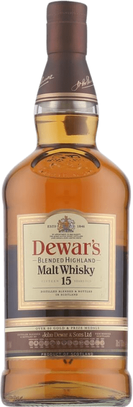 97,95 € 免费送货 | 调和威士忌 Dewar's 高地 英国 15 岁 70 cl