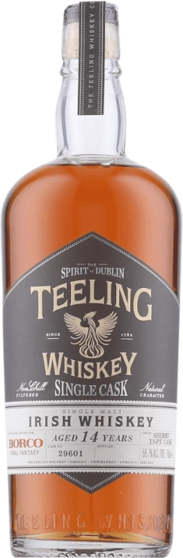 181,95 € Envio grátis | Whisky Single Malt Teeling Borco Final Fantasy Single Cask Barrica Única Irlanda 14 Anos Garrafa 70 cl