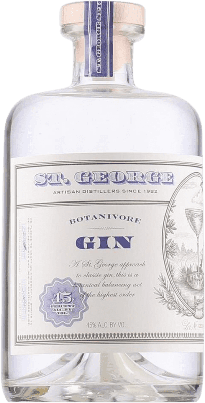 51,95 € Envío gratis | Ginebra St. George Botanivore Gin Estados Unidos Botella 70 cl